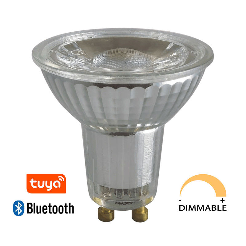 Teco WIFI Control Smart Low Watt Gu10 лампочки Tuya CCT цвет 5W Ra80 Снижаемый длительный срок службы