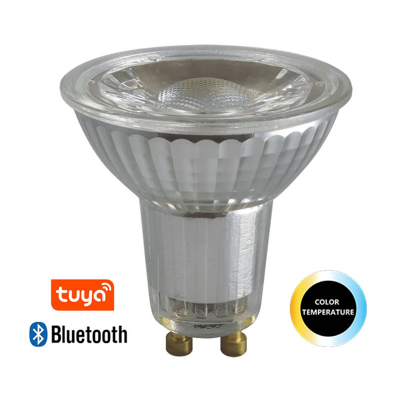 Teco WIFI Control Smart Low Watt Gu10 лампочки Tuya CCT цвет 5W Ra80 Снижаемый длительный срок службы