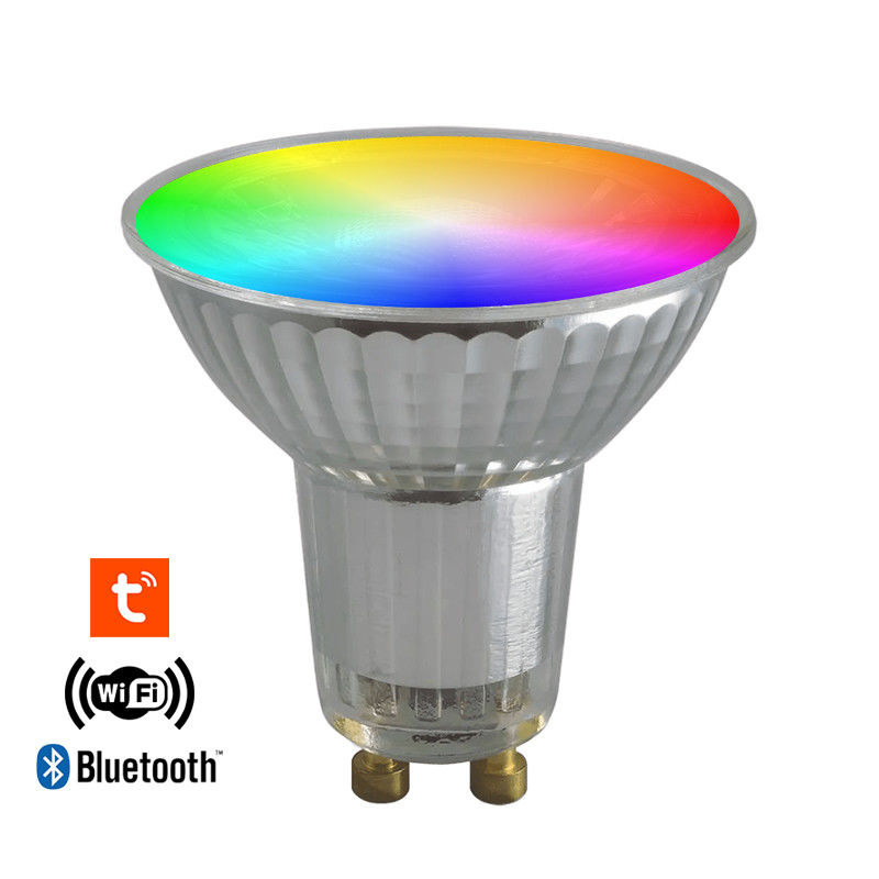 Teco WIFI Control Smart Low Watt Gu10 лампочки Tuya CCT цвет 5W Ra80 Снижаемый длительный срок службы