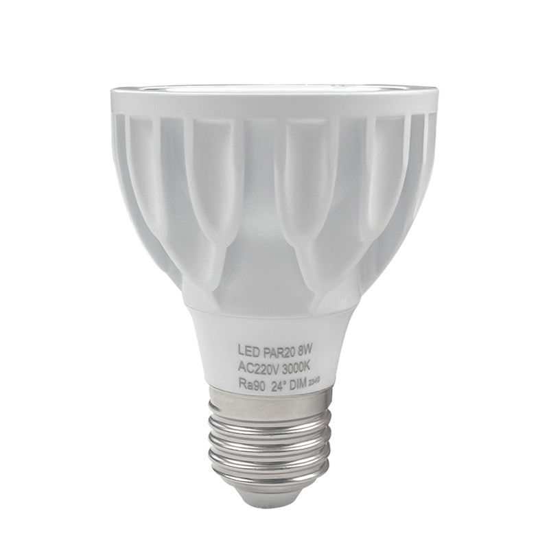 PAR20 точечная лампочка 8w 36 градусов 3000k E27 Triac Dimming PAR 20 светодиоды