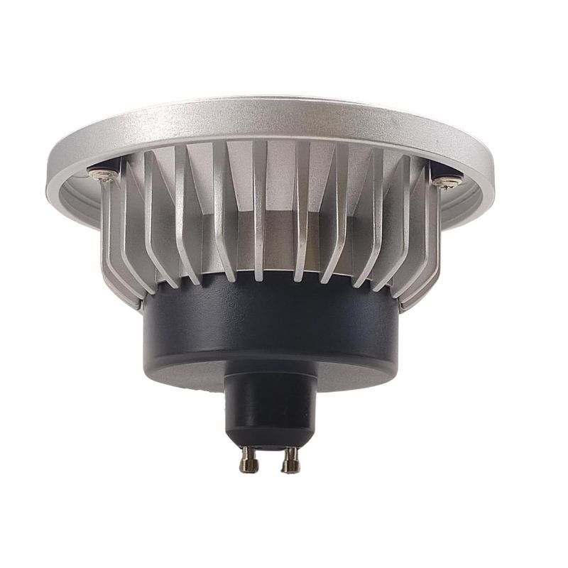 Сплавленный алюминий GU10 ES111 AR111 LED лампочка 230V 16W 2700K 12 градусов Очень теплый белый нетуманный CRI 90