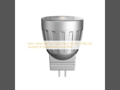 Теплая белая лампочка MR8 светодиодная лампочка 2.5W 12V 2700K светодиодный прожектор 36 градусов угол луча Ra90